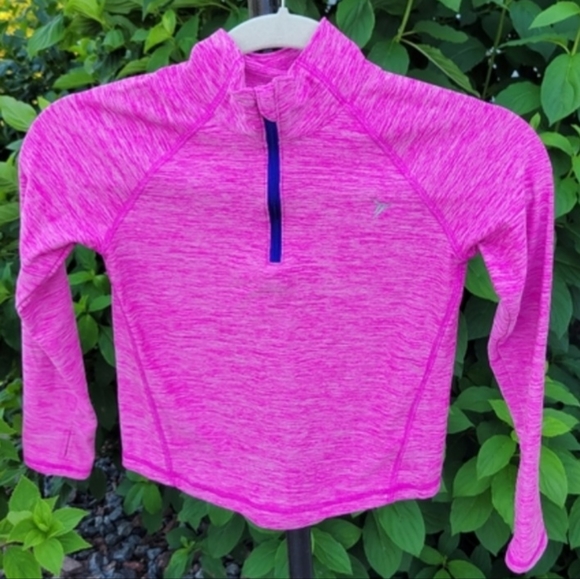 Old Navy Other - Old Navy active go Dry S 3/4 zip thumb holes hot pink marled long sleeve